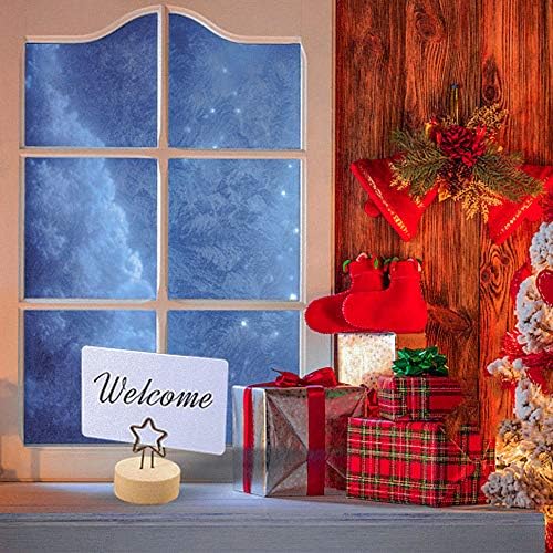 YBB 12 Pcs Christmas Place Card Holders, Picture Memo Note Photo Clips