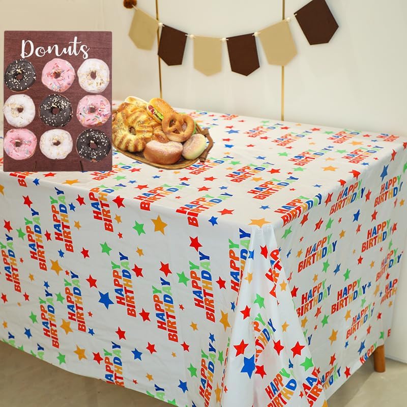 2 Pcs Wood Donut Wall Display Stand Reusable Rustic Doughnut Board Holder Donut Party Supplies for Wedding Birthday Family Party festival Table Decor (Curry and White)