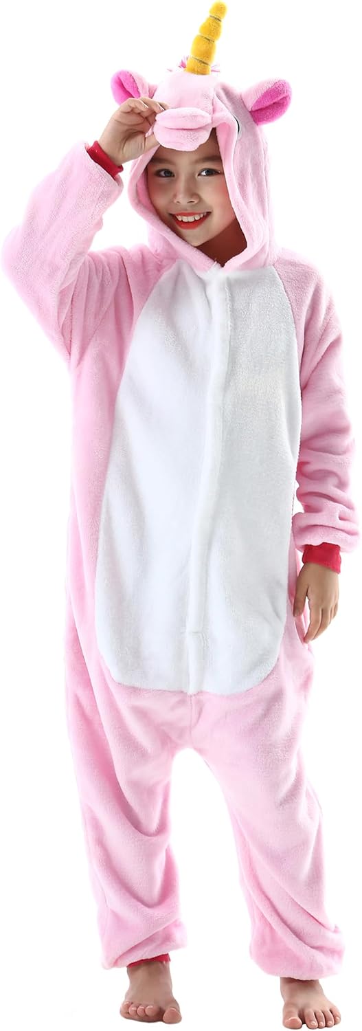 ATOZ Onesie for Kids, Animal Pajamas Halloween Cosplay Costume Girls Boys