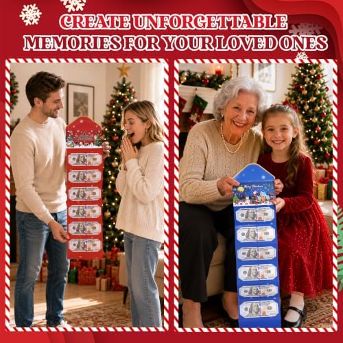 New 2Pcs Christmas Money Holders for Cash, Christmas Gift Card Holder