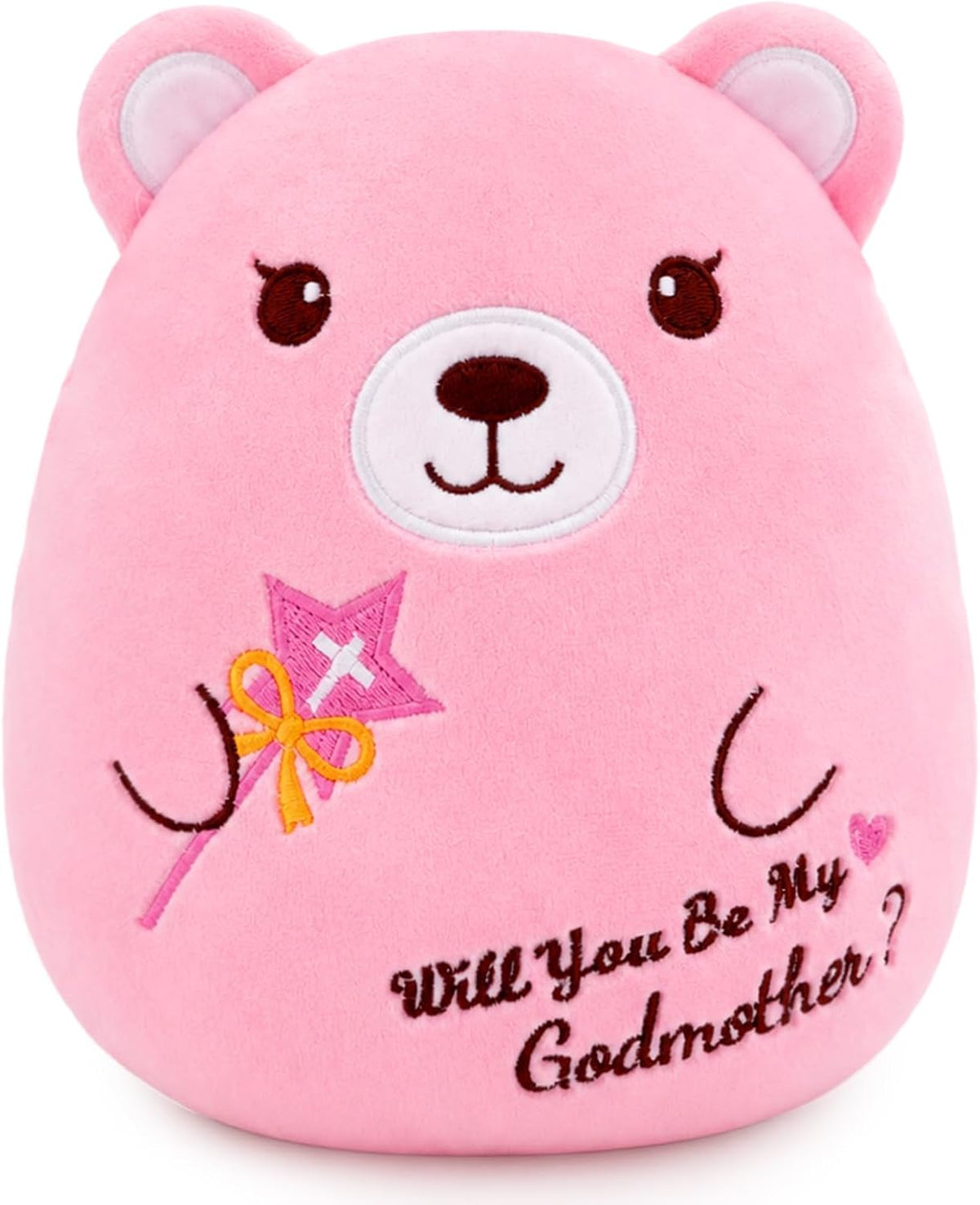 Godmother Proposal Gift Teddy Bear Plush - Will You Be My Godmother