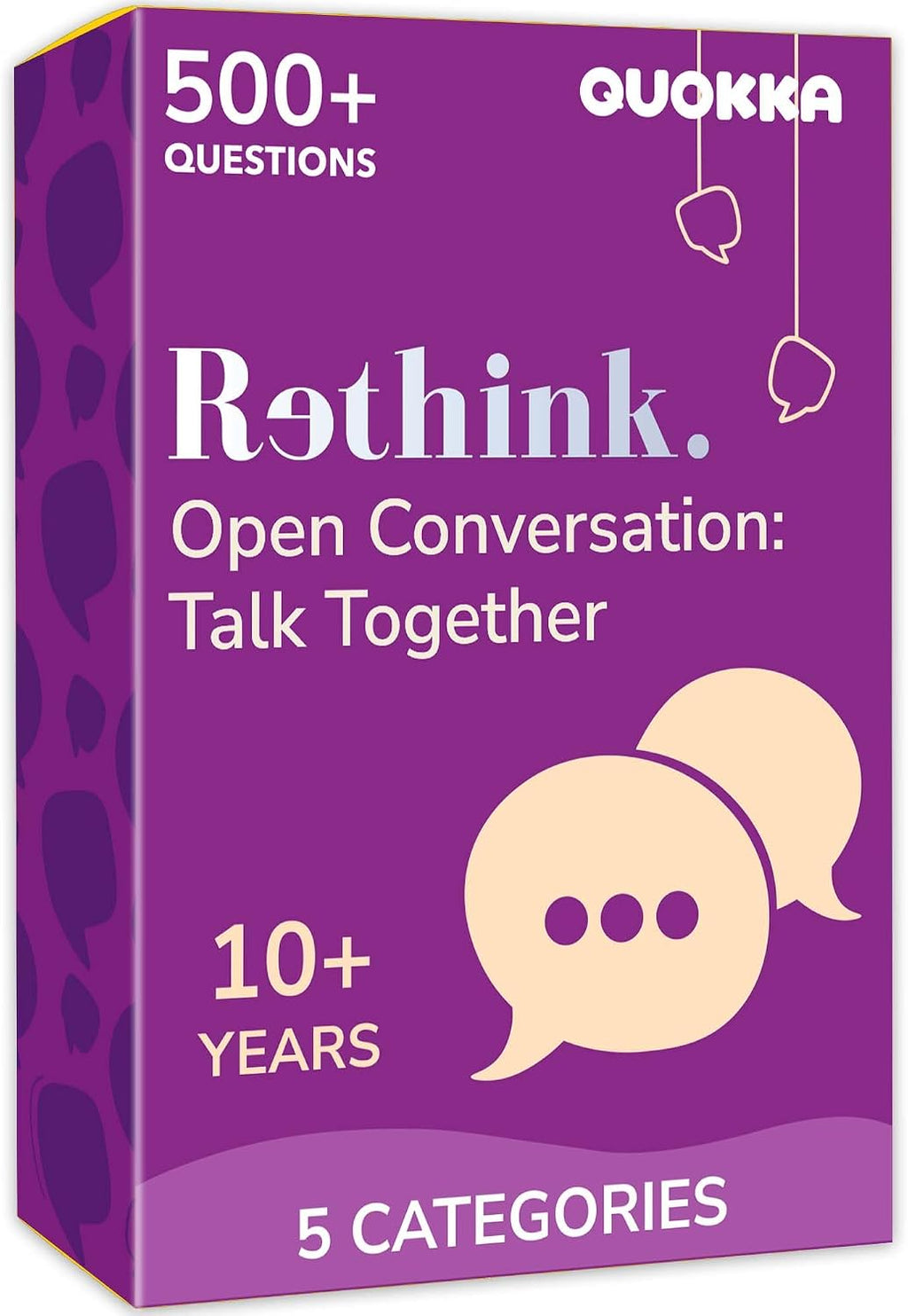 Quokka Conversation Cards Game - Fun Talking Board Game for Family Night