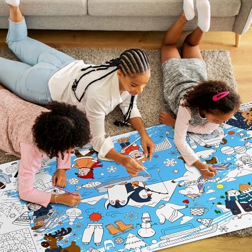 SPERINGEEN Winter Tablecloth Decorations, Holiday Crafts for Kids