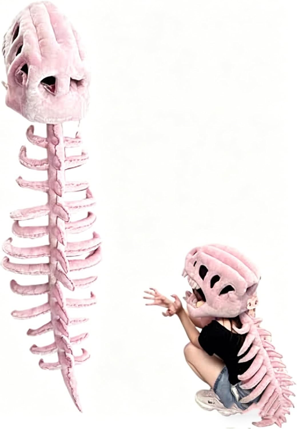Dinosaur Costume-3D Skeleton Design,Halloween Dinosaur Skeleton Costume