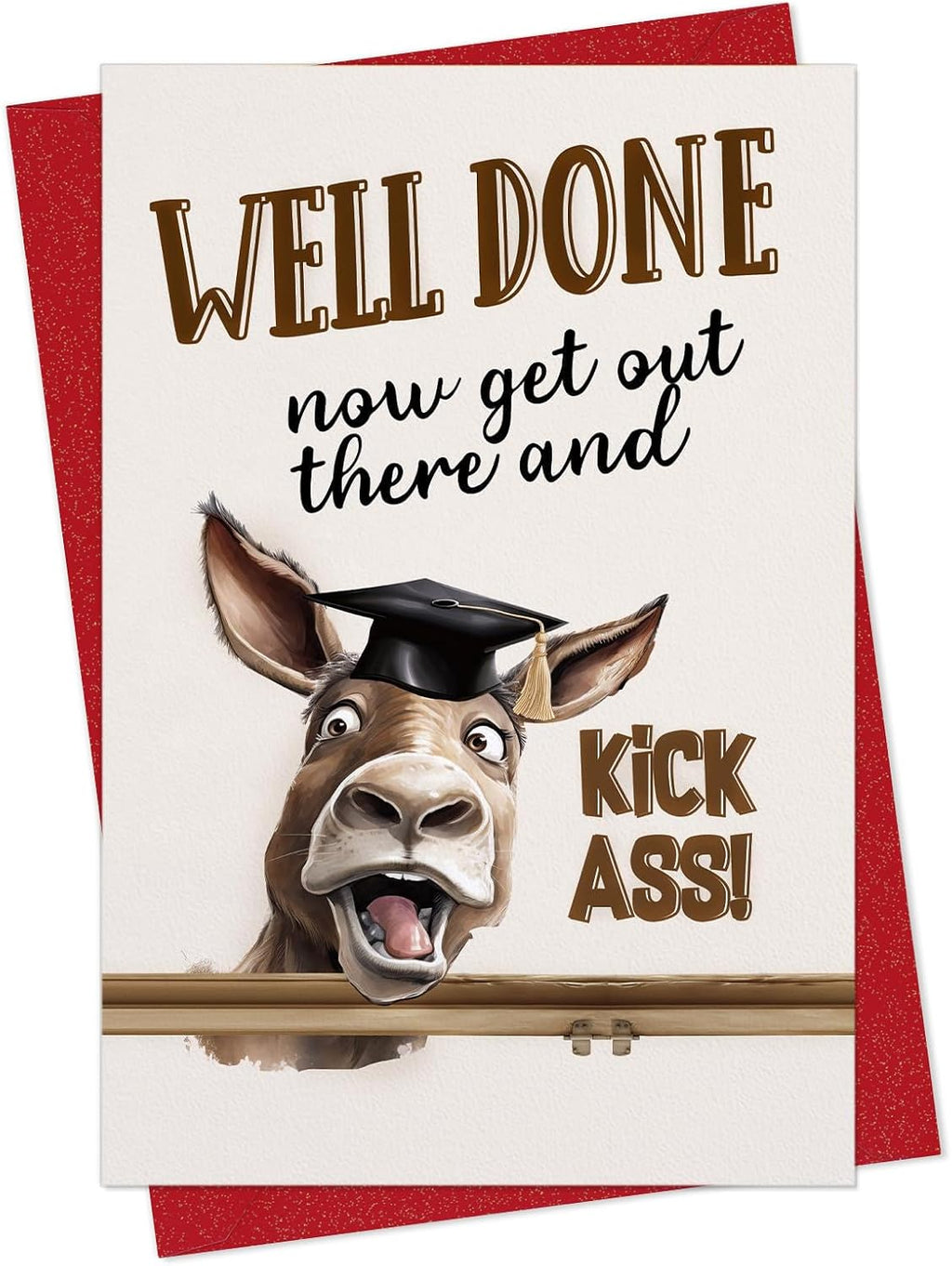 D4DREAM Funny Graduation Cards for Her Him, Class of 2026 Graduation Gift