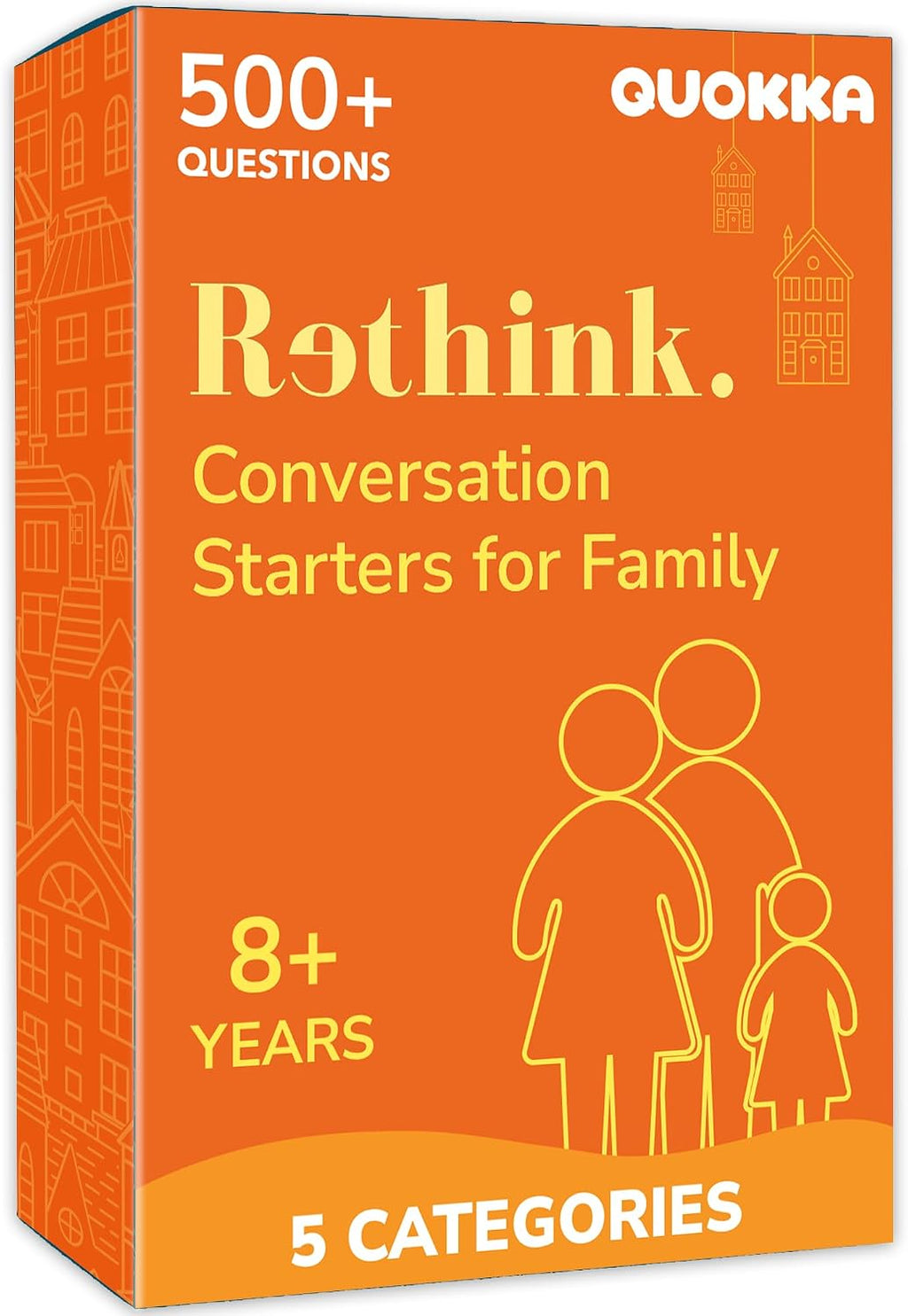 Quokka Conversation Cards Game - Fun Talking Board Game for Family Night