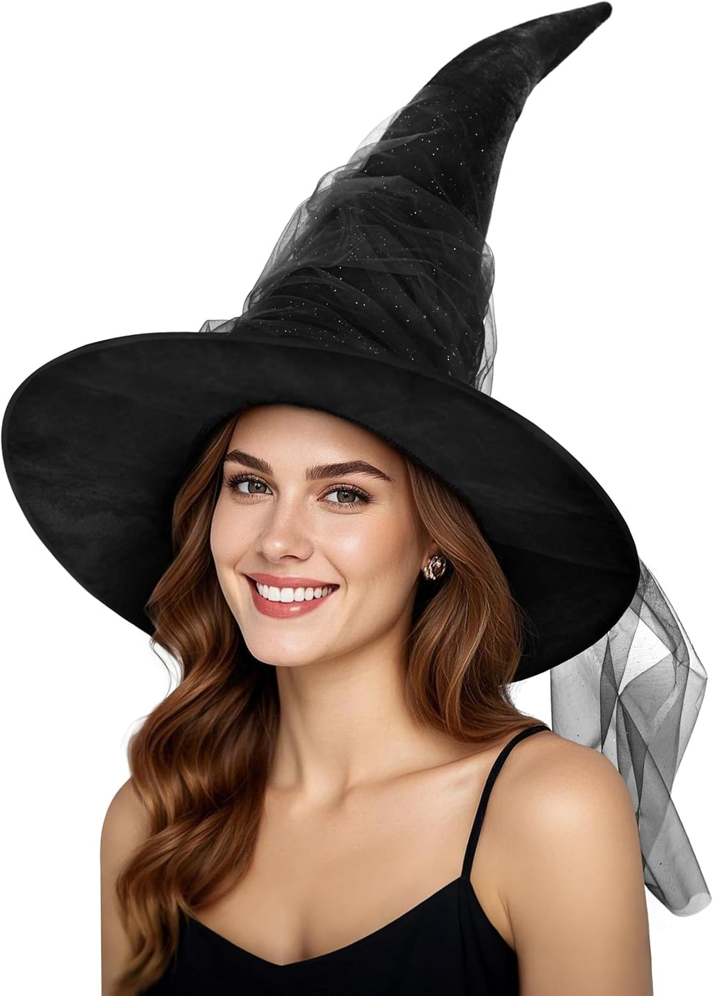 HOMELEX Witch Hat for Women, Adult Halloween Costume Hat