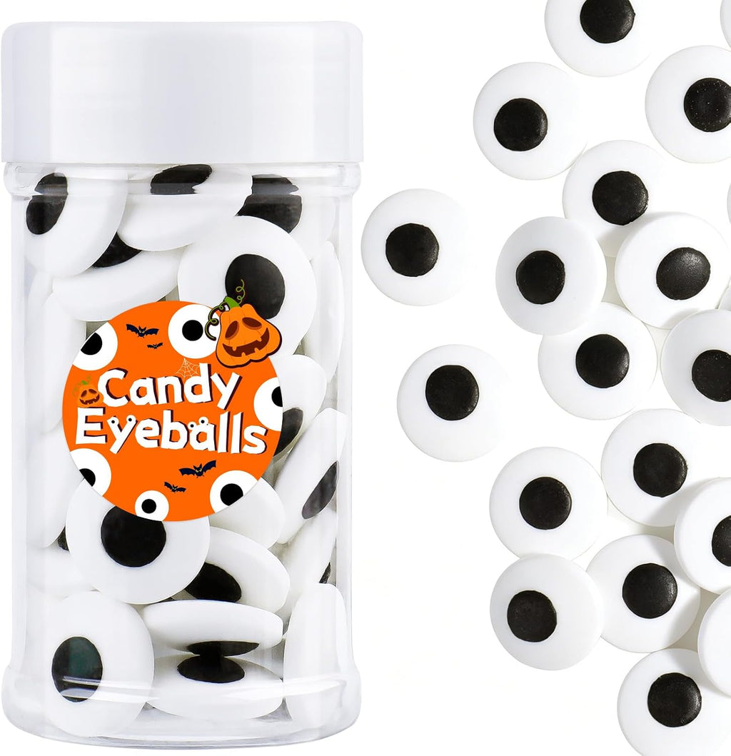 Candy Eye for Decorating Edible, 2cm Halloween Eyes Sprinkles Sugar 3.53oz