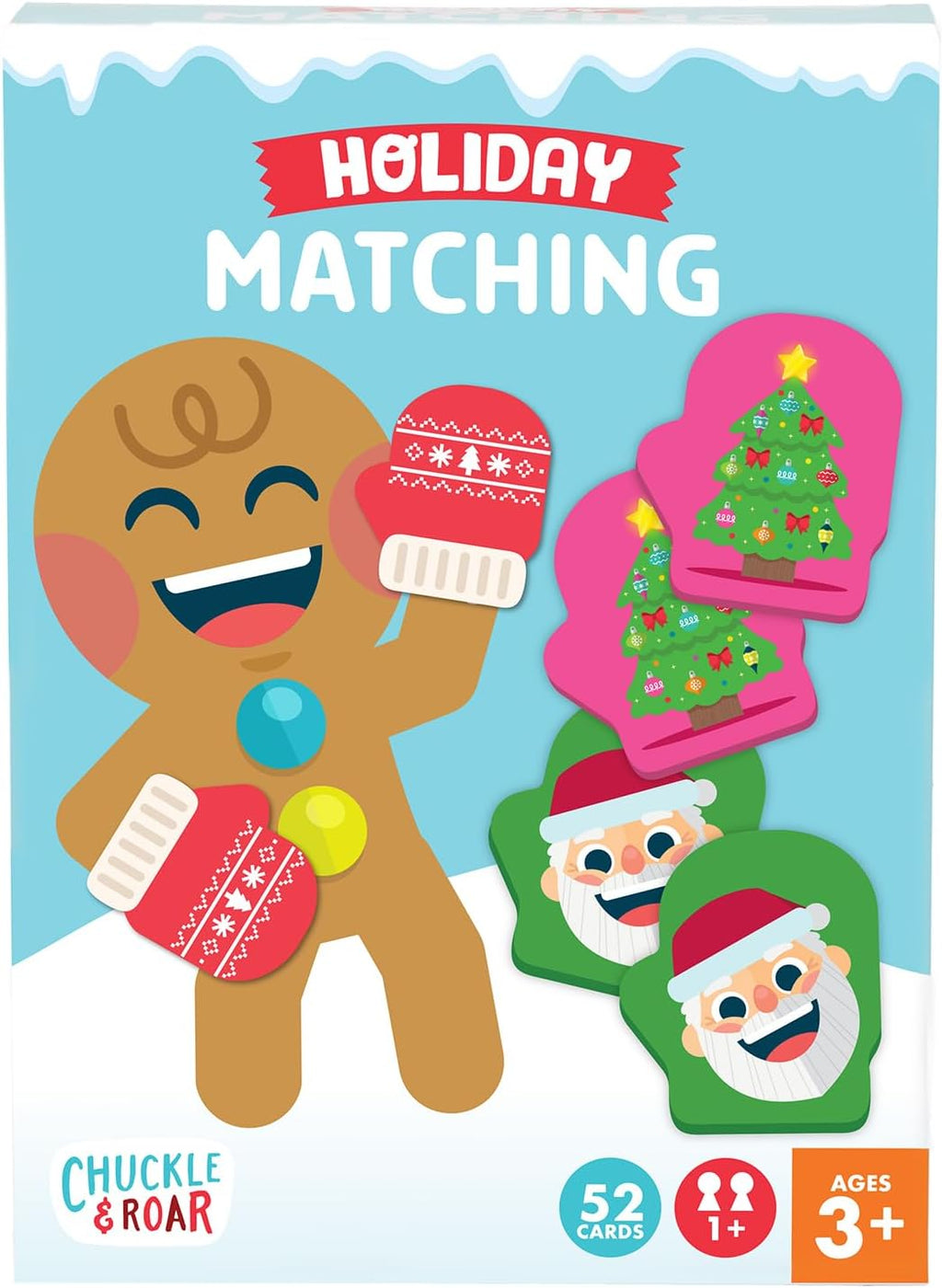 Chuckle & Roar Holiday Matching Game for Kids Ages 3+