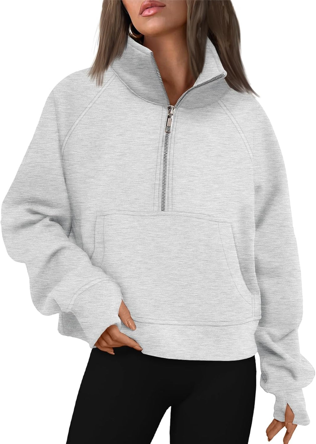 Women Fall Halloween Ghost Crop Sweatshirt Lantern Sleeve Pullover