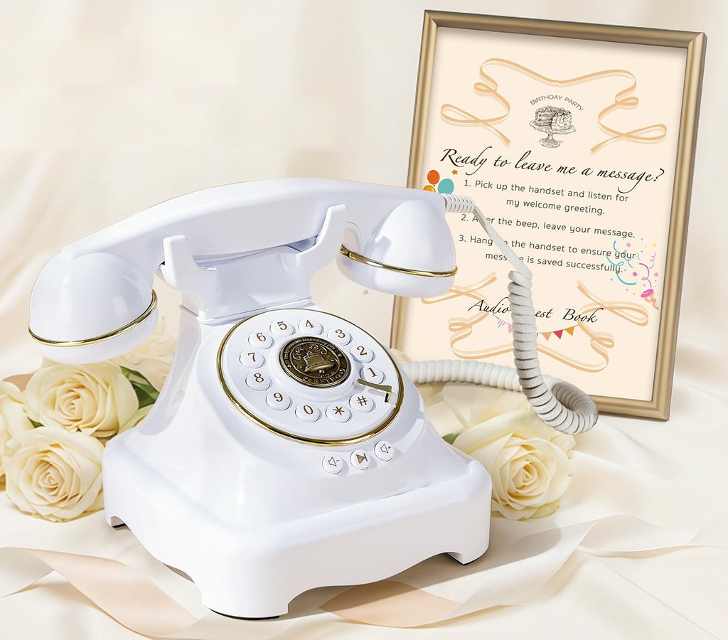 Audio Guest Book Booth Stand, Metal Wedding Audio Message Recorder