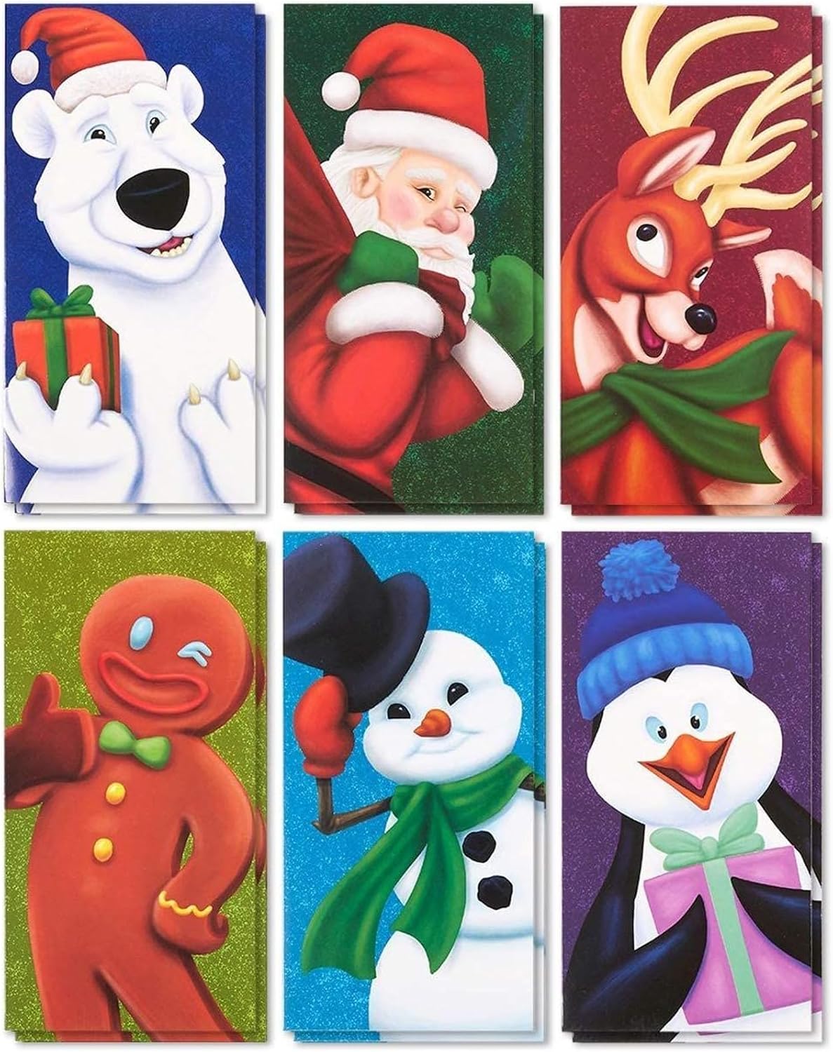 BEST PAPER GREETINGS Money Envelopes for Cash Gifts - 36 Pack, 3.6 x 7.25 In, Multicolor, 6 Designs - Money Cards & Gift Envelopes for Cash