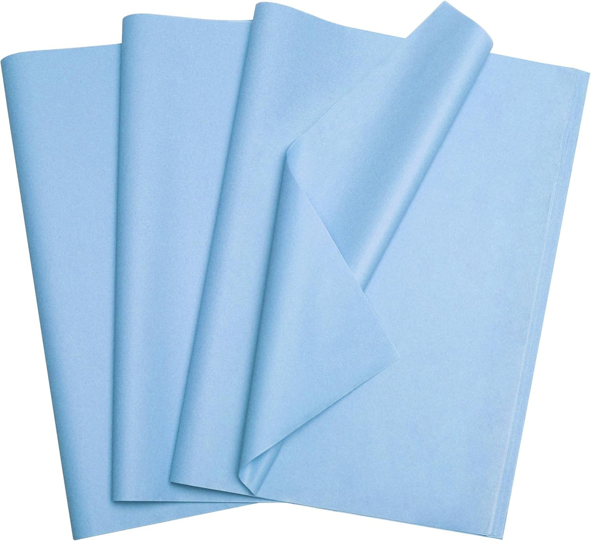 Bobobag 100 Sheets Grey Blue Tissue Paper, 20" x 14" Tissue Paper for Gift Bags, Bulk Gift Wrapping Tissue for DIY Crafts, Birthday, Christmas and Holiday Decor