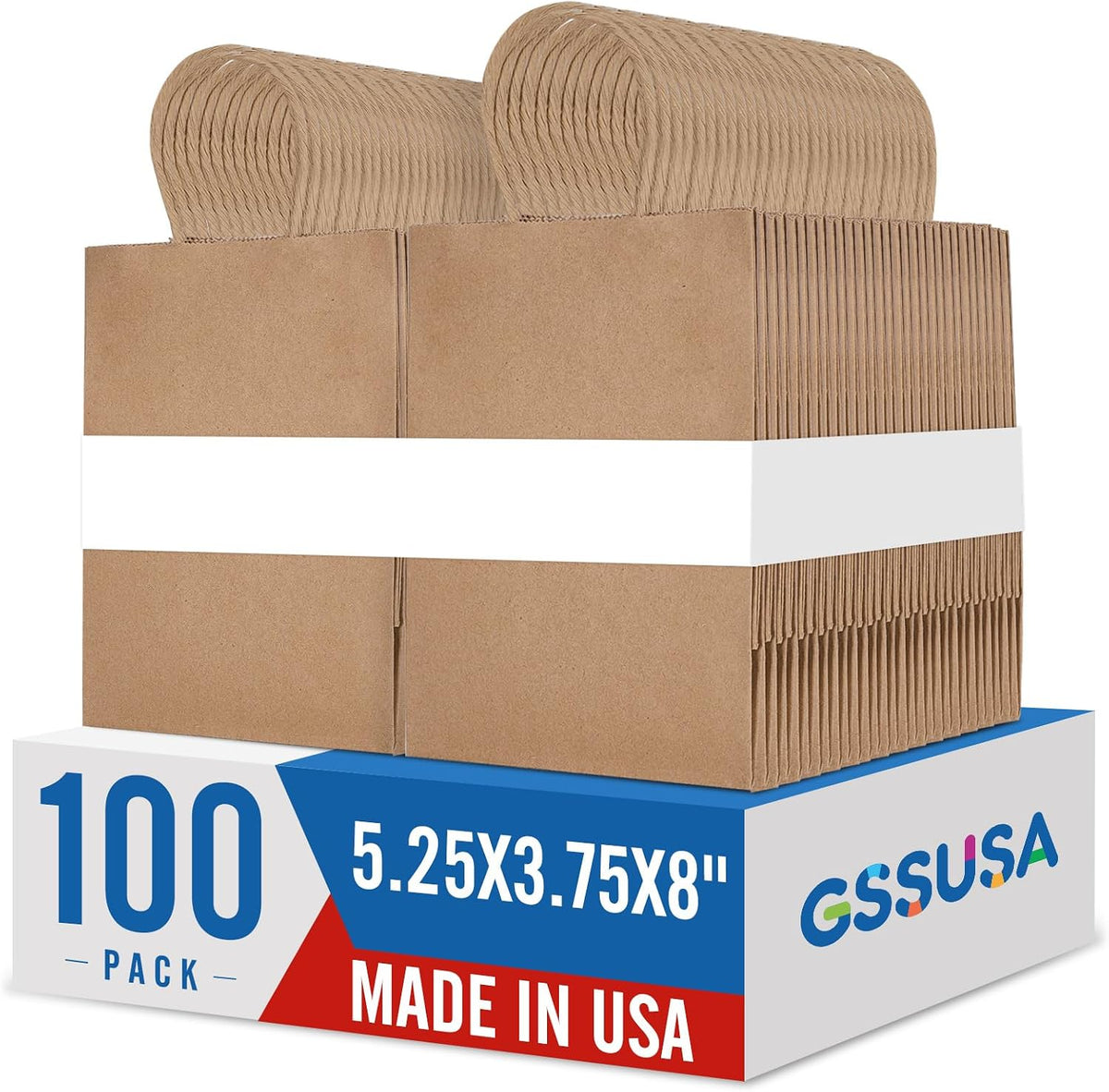 Epoesch 30 Pack Black Small Gift Bags with Handles and 30 Tissue Papers