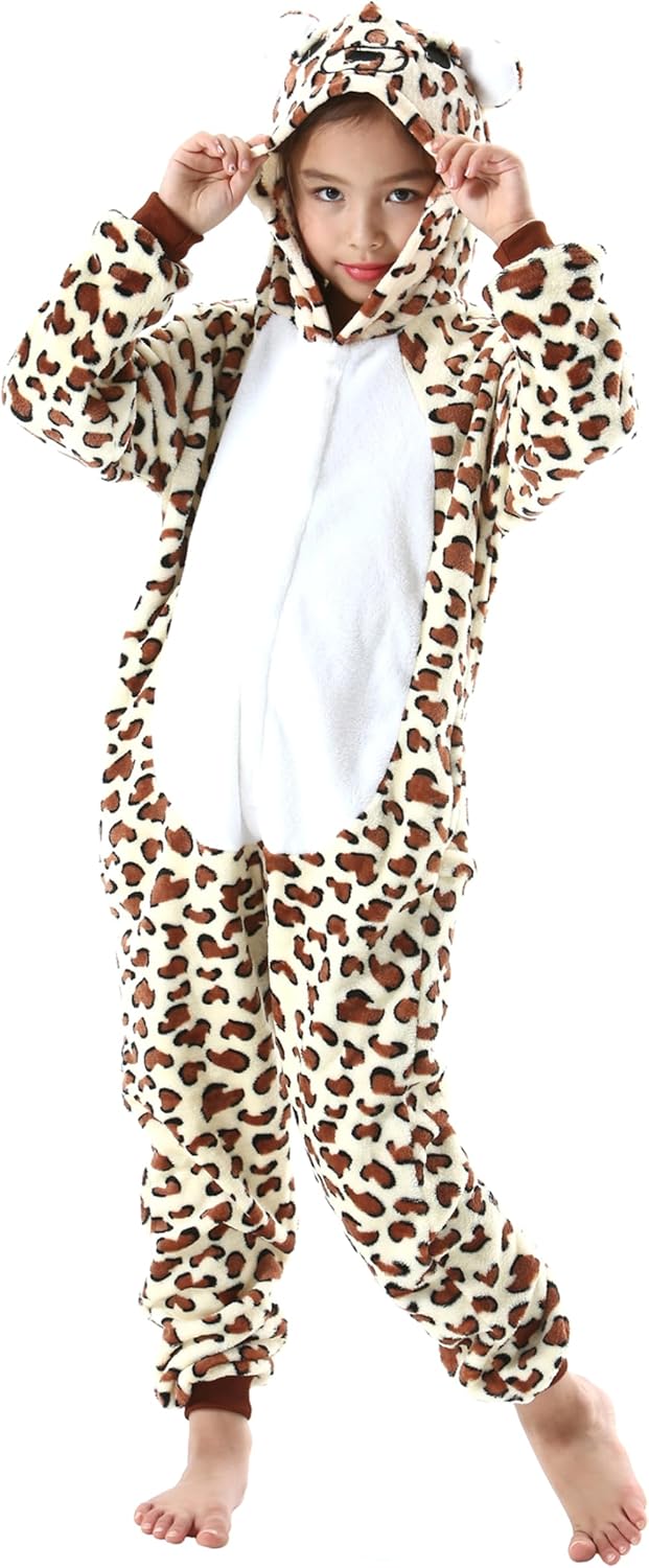 ATOZ Onesie for Kids, Animal Pajamas Halloween Cosplay Costume Girls Boys