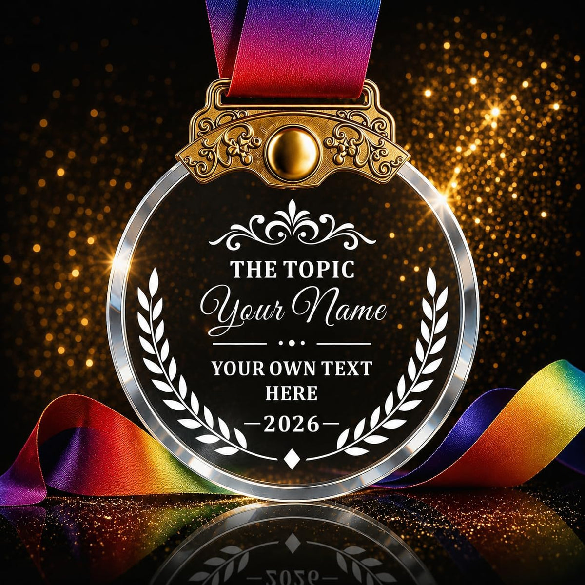 AmazingSpark 60 Pcs Student of The Week Award Medals, 2 Inch Rubber Medals Bulk Winner Encourage Team Participation for Kids Adults Trophy Award Prize Gift Competitions Graduation Party