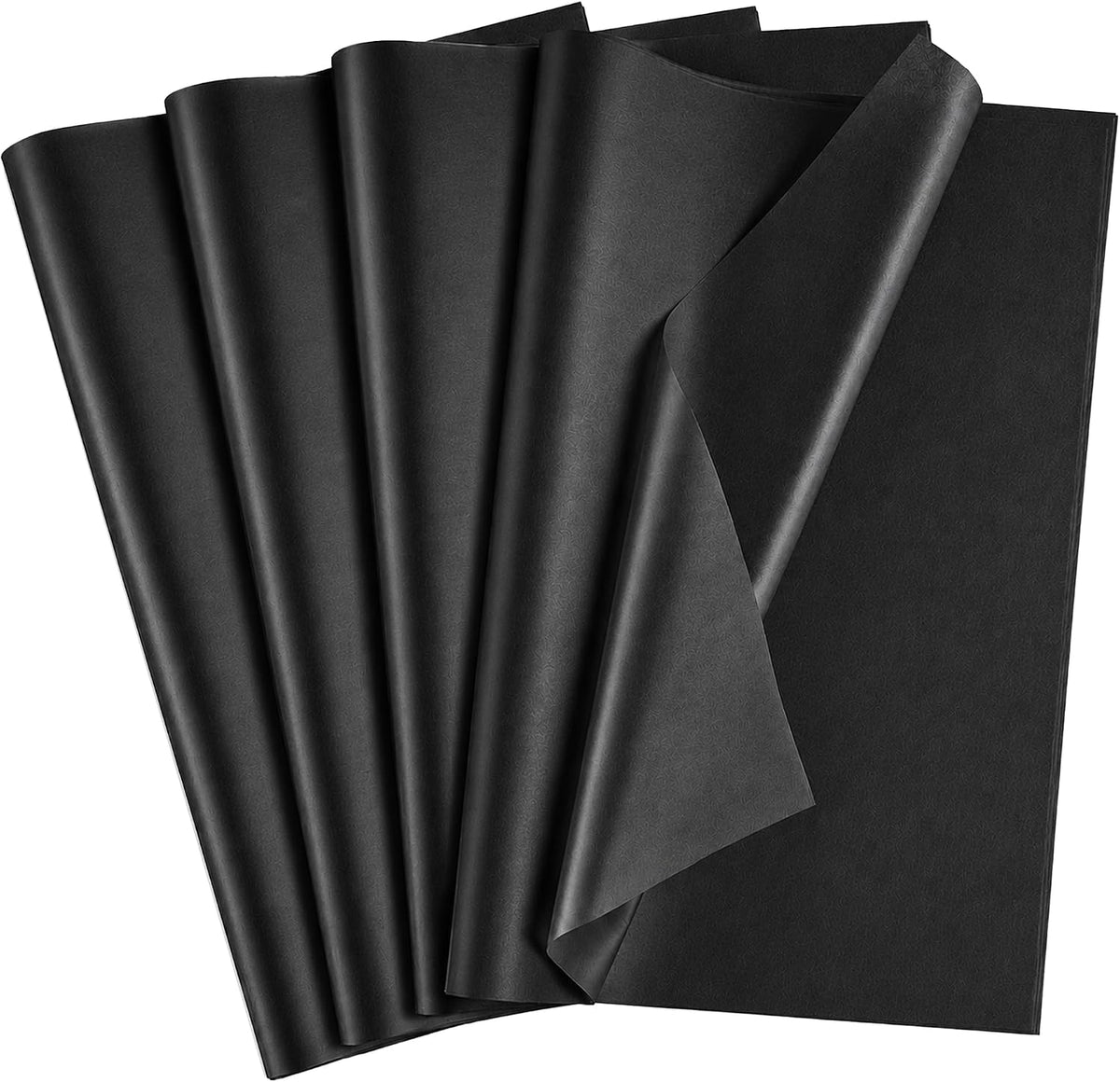 Black Tissue Paper - 100 Sheets Gift Wrapping Paper for Halloween Decor