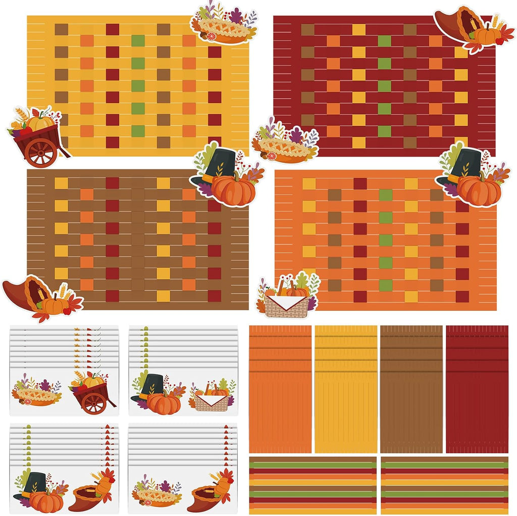 Ctosree 24 Sets DIY Fall Thanksgiving Craft Kits for Kids, Classic