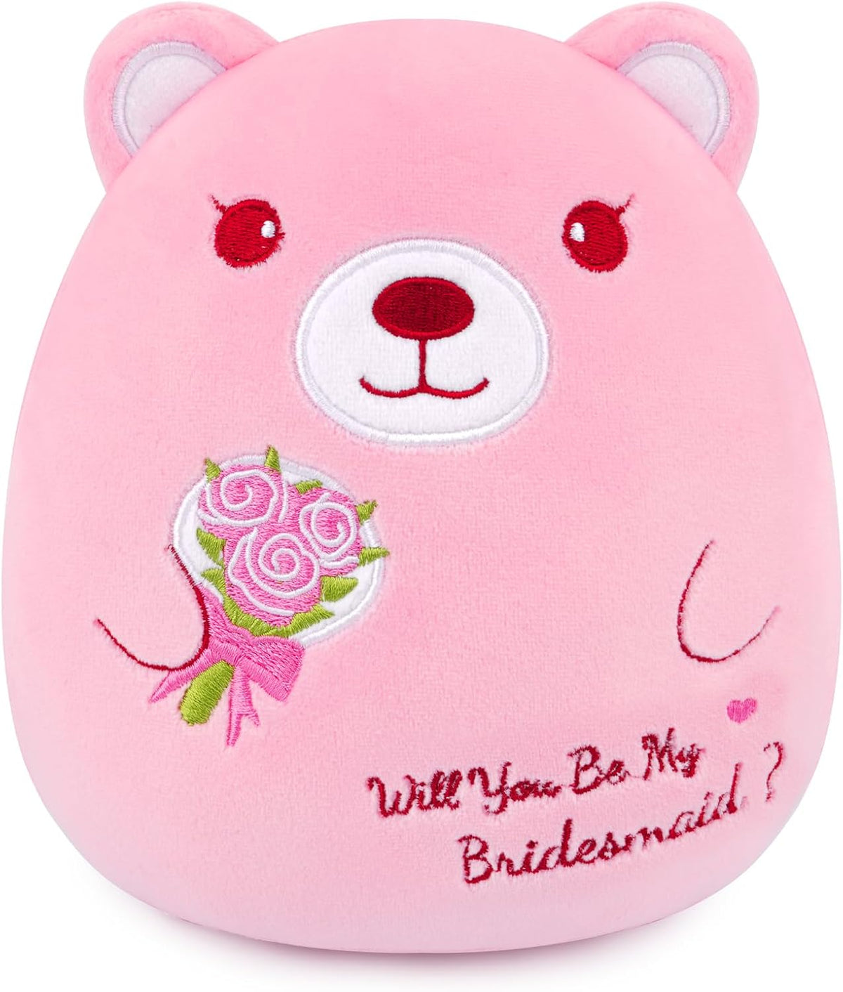 Pink Teddy Bear,Bridesmaid Proposal Gifts - Will You Be My Bridesmaid