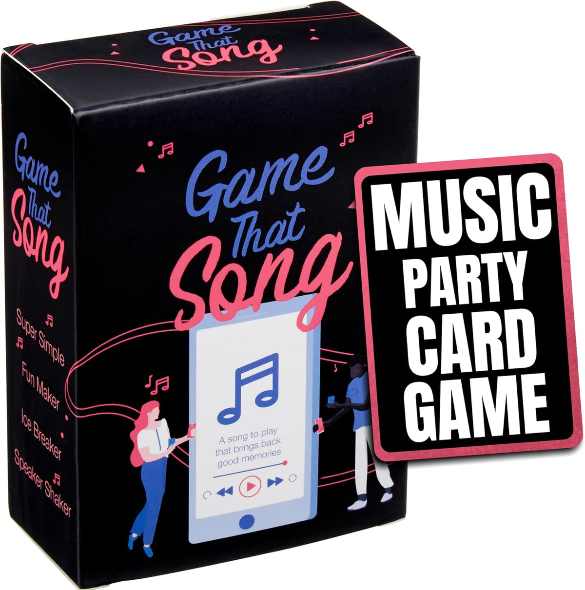 Game That Song - Music Party Game for Adults & Families | Card Game for Game Night | Compete to Play the Best Song | 3-6 Players or Groups
