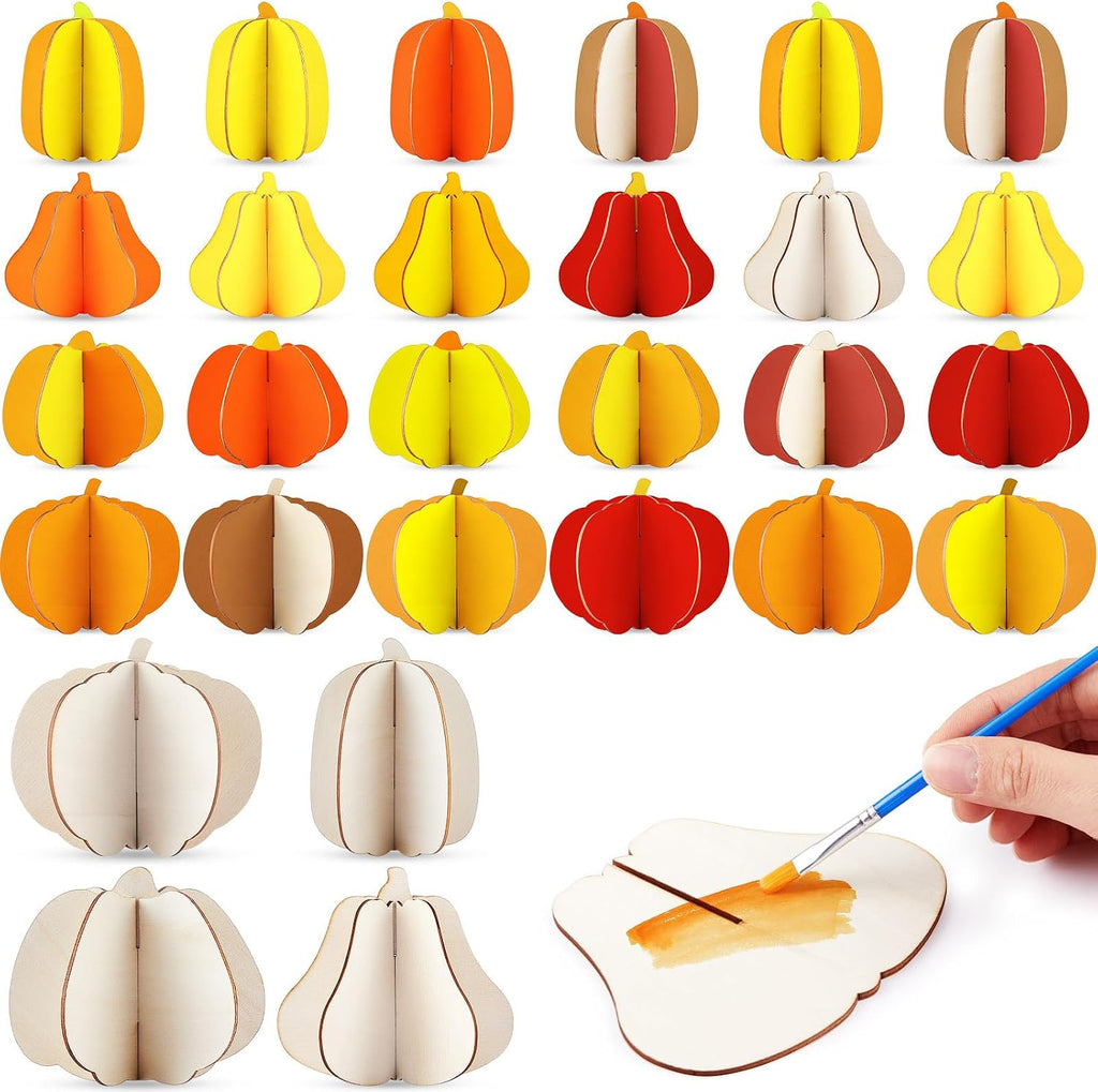 36PCS Wooden St. Patrick's Day Ornaments to Paint Shamrock Cutout Decorations,12 Styles DIY Blank Unfinished Wood Shamrock Cutouts Ornament for Tree Home Crafts Hanging, Hat Beer Gifts Indoor Spring