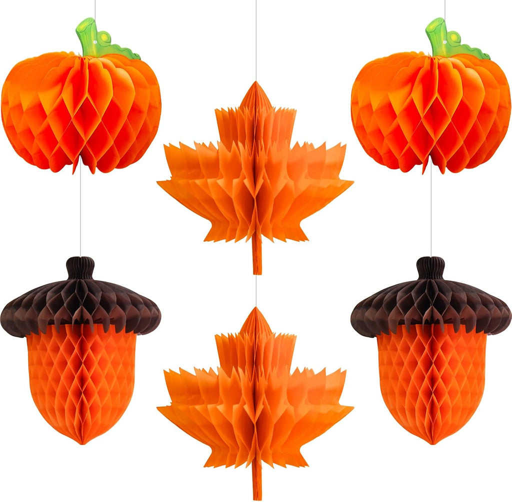 Fall Honeycomb Paper Centerpiece Decorations