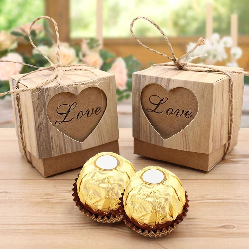 VGOODALL 50 PCS Small Gift Boxes, 2x2x2 Inches Party Favor Boxes