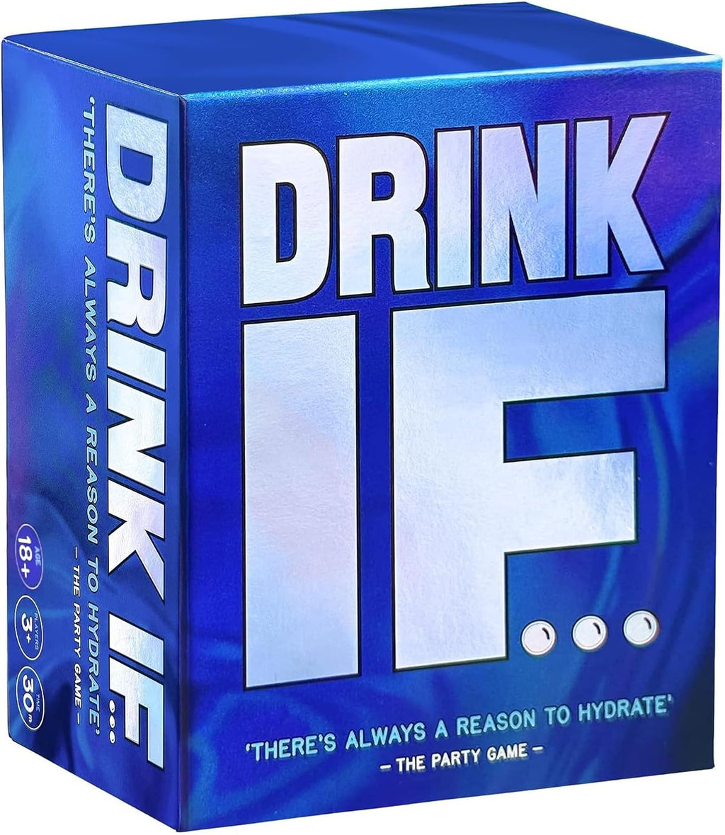DRINK IF… Adult Drinking Party Game for Icebreaker & Conversation Starter