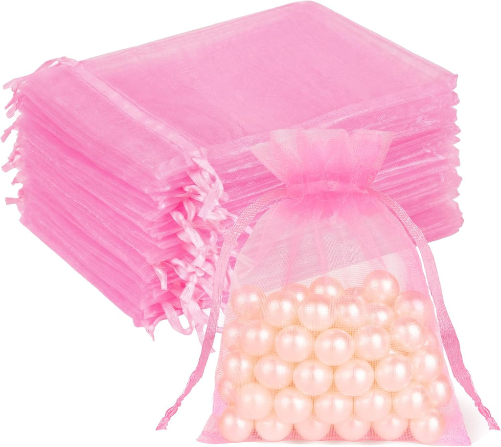 Engrowtic 100 Pcs Red Heart Treat Bags Resealable Red Zipper Bag with Heart Shaped Windows Plastic Gift Goodie Bags with Handles for Wedding Party Favor Supplies