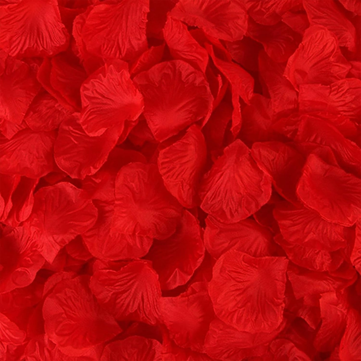 Lookein 300pcs Rose Petals Dark Teal&Burnt Orange Faux Silk Flower Petals