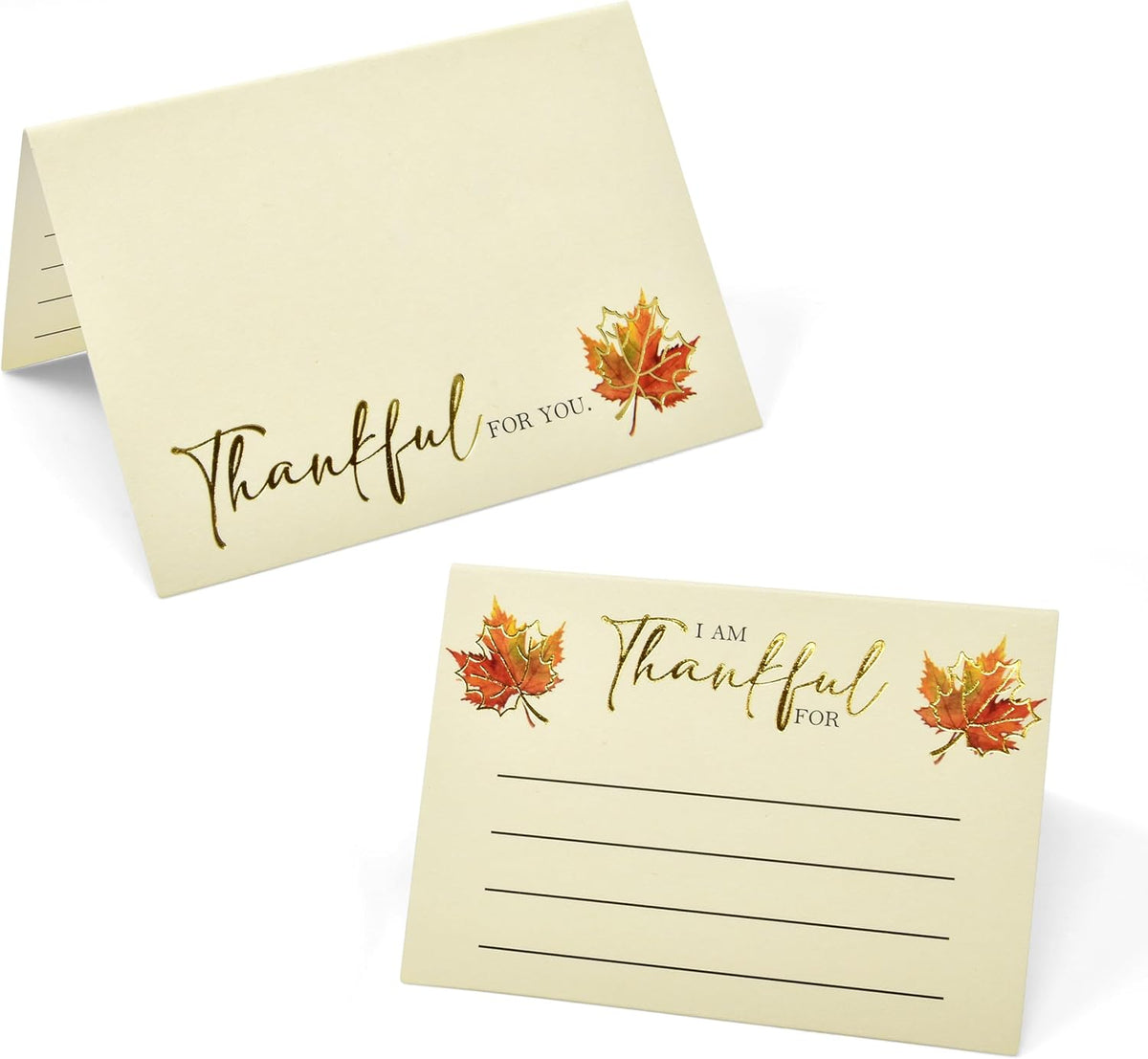100 Thanksgiving Place Cards Fall Gratitude Harvest Tent Name Card