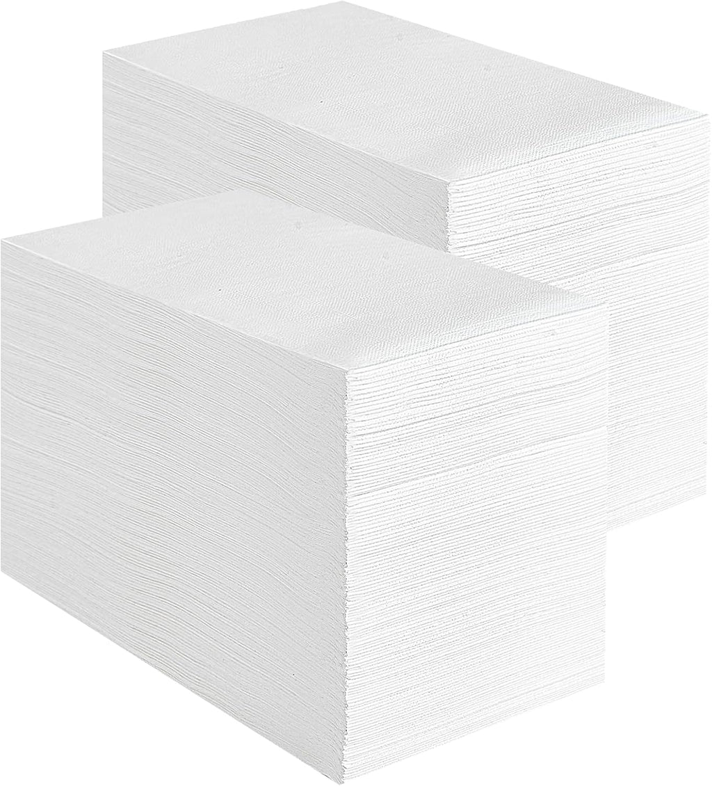 Vplus 400 Pack Paper Napkins, Soft Disposable Dinner Napkins, 3 Ply, White