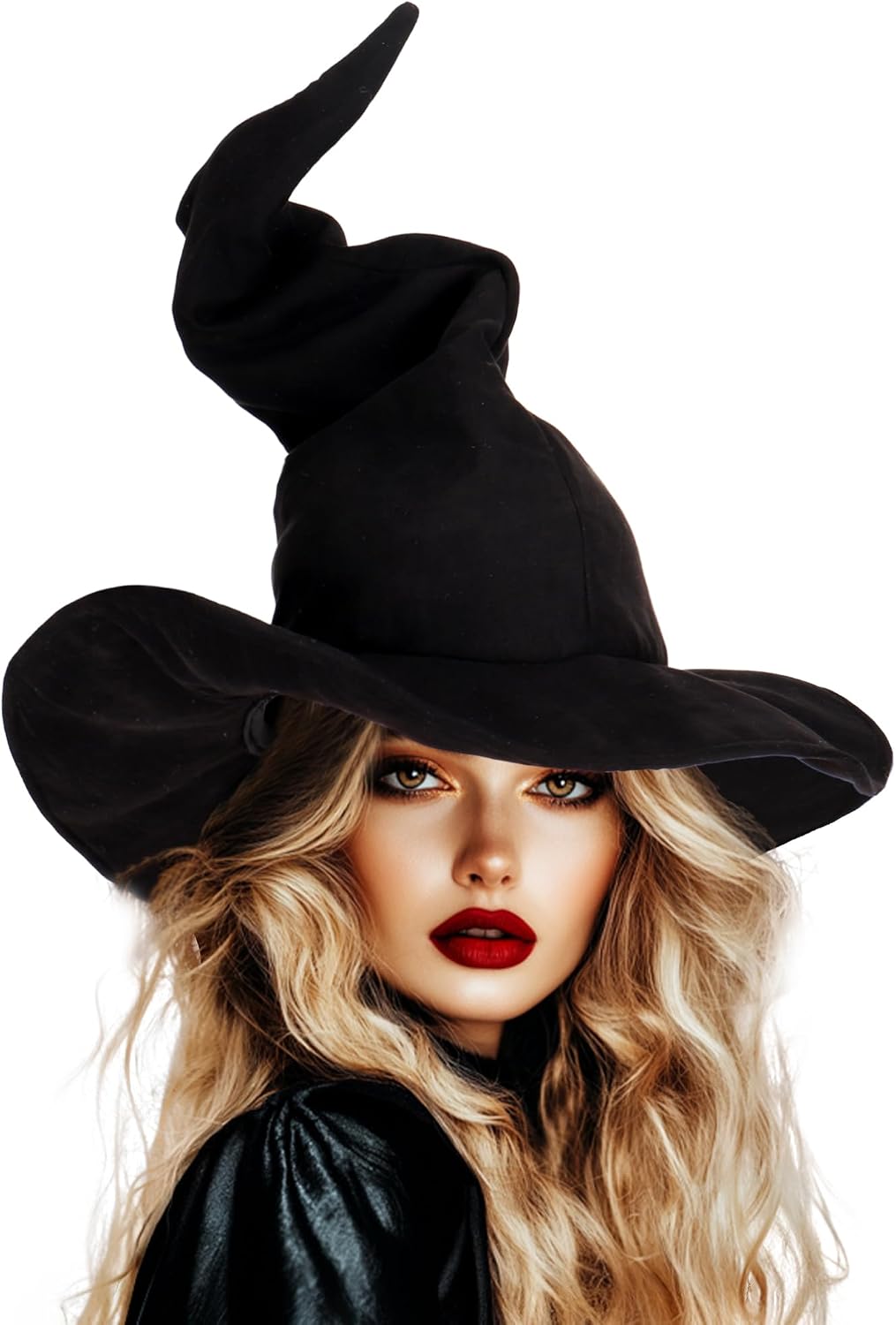 Ibeauti Wizard Hat for Adult Halloween Costume Witch Hat Cosplay Accessory