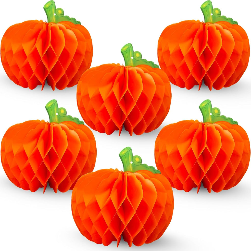 Fall Paper Pumpkins Honeycomb 8.6Inch