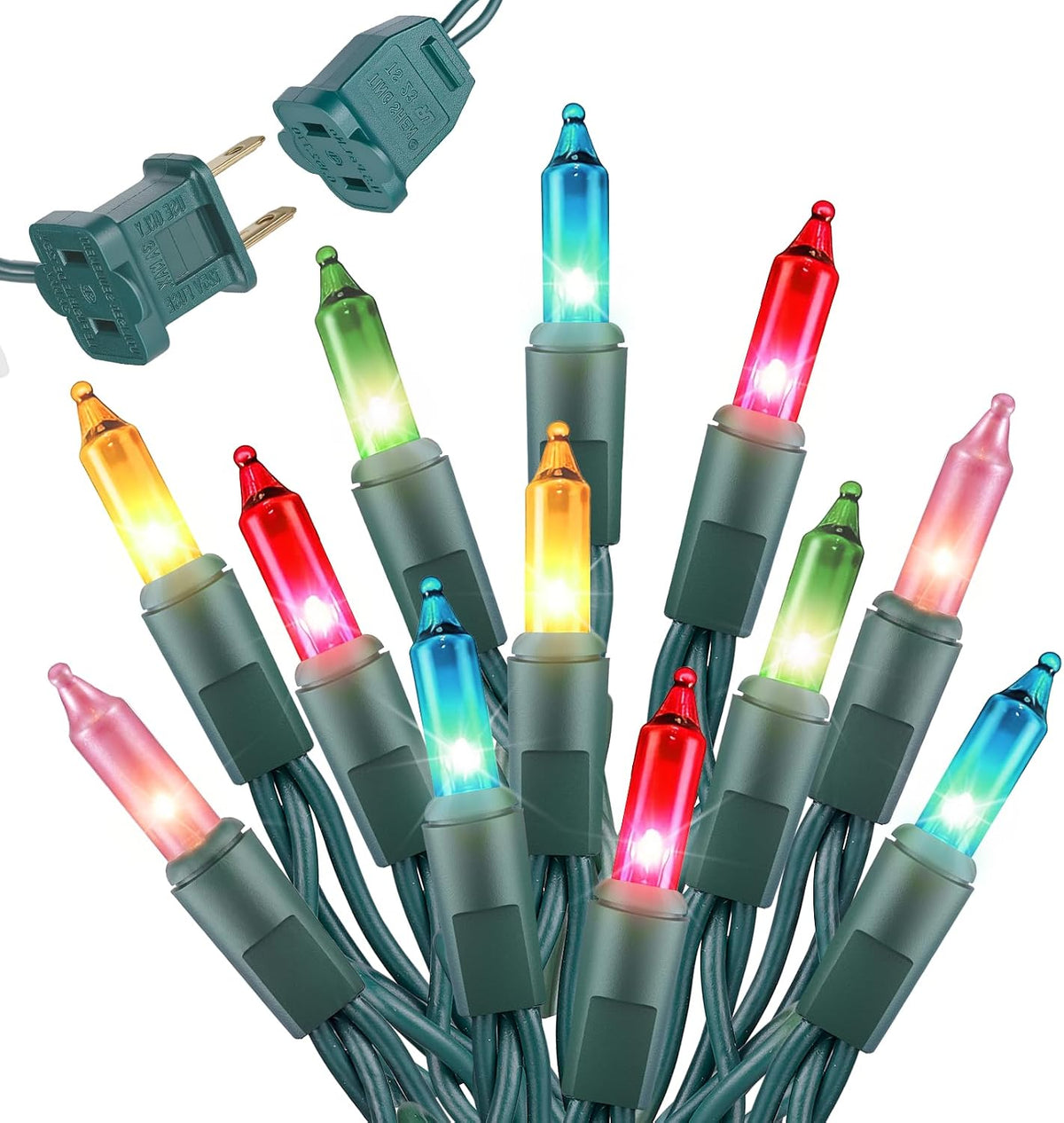 Brightown Easter String Lights, 20FT Easter Decorations, 100 Count Incandescent Fairy Lights Connectable Mini Light for Home Indoor Garland Wreath Patio Party Yard Xmas Tree Outdoor Decor, Pastel