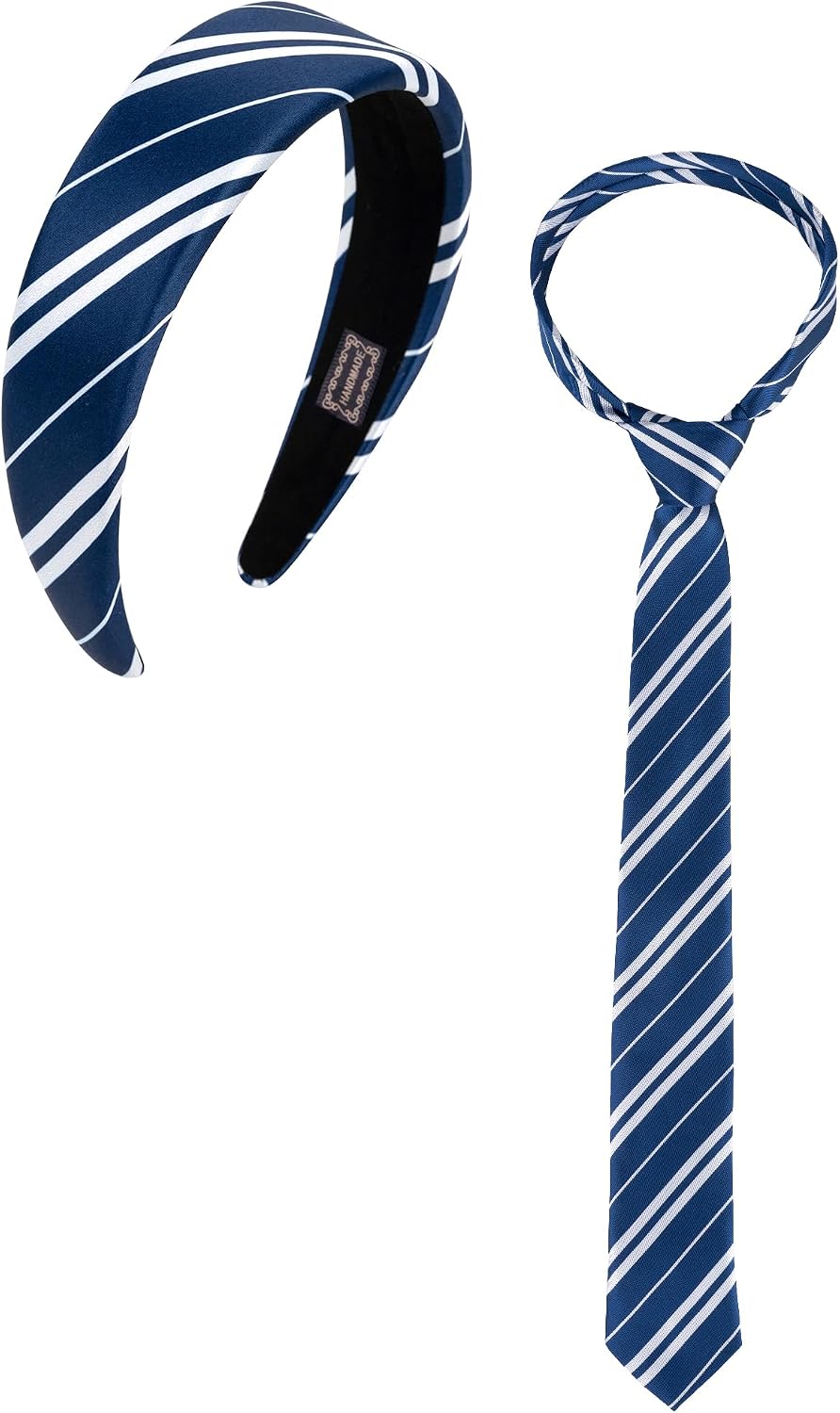 Halloween Wizard Costume Accessories Adult Headband Tie Blue