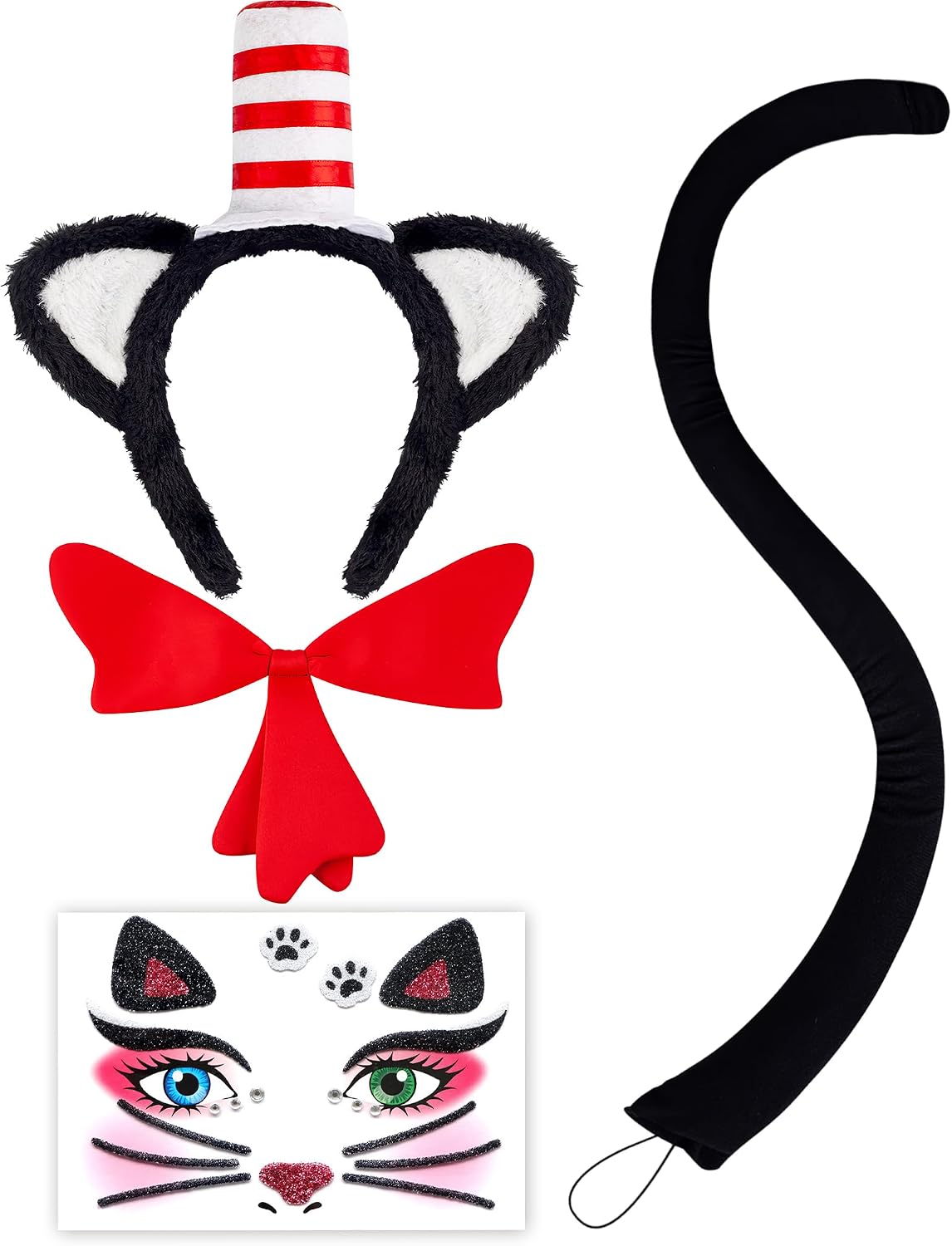 Cat Costume Accessories for Women Halloween Dress Up Party Cosplay