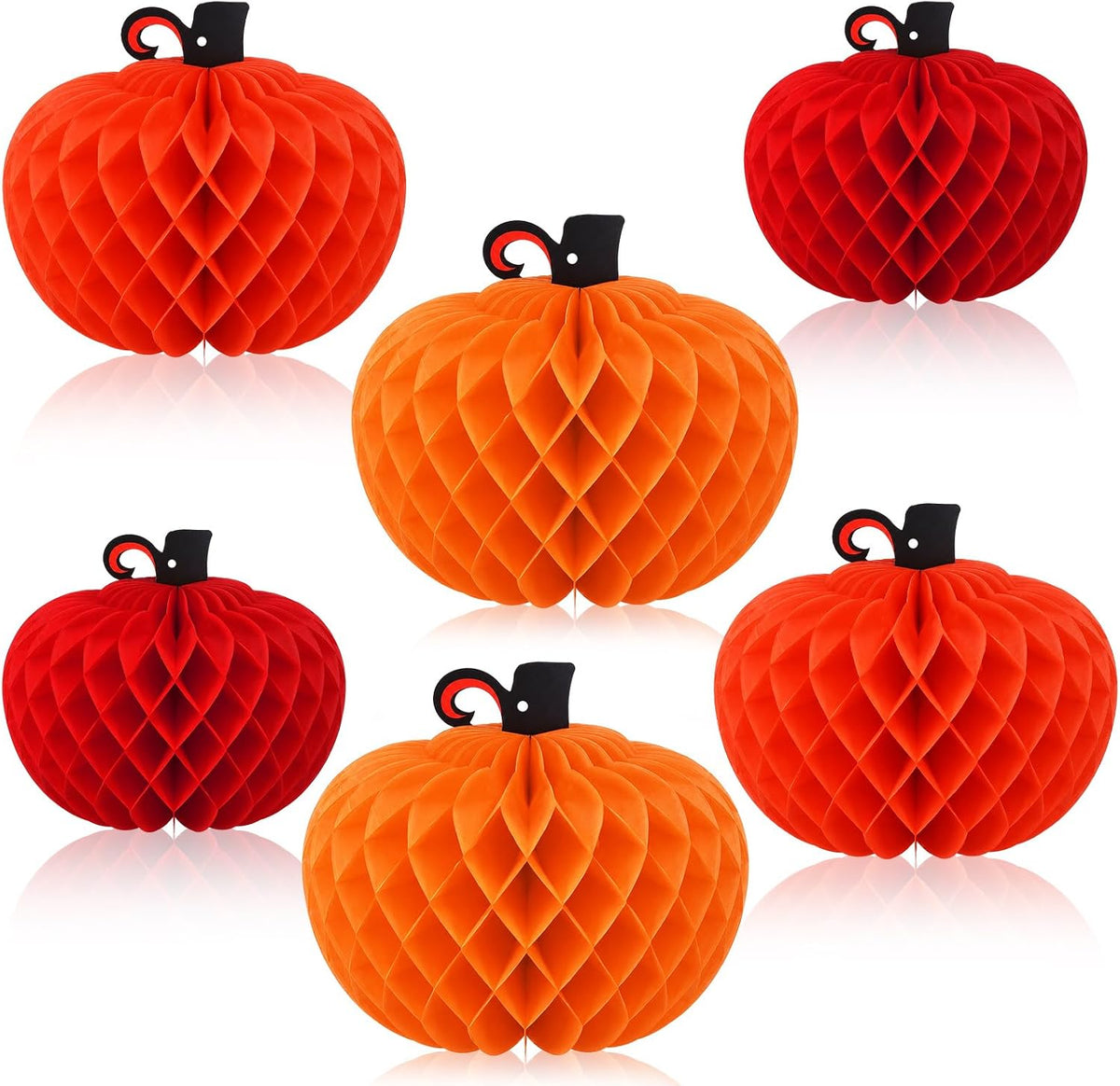 Fourluoo Fall Pumpkin Table Centerpiece Decorations