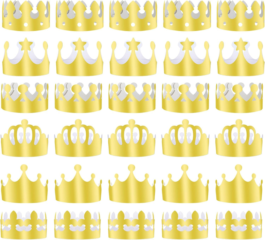 Paper Crowns Hat for Gold Foil Party Hat Birthday Party Baby Shower beauty pageant Photo Props