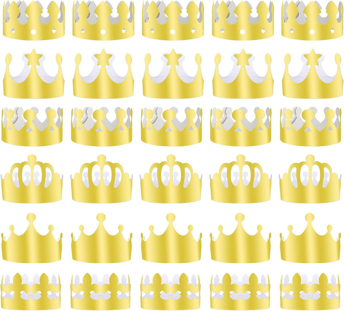 Paper Crowns Hat for Gold Foil Party Hat Birthday Party Baby Shower beauty pageant Photo Props