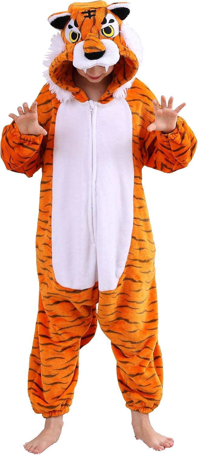 ATOZ Onesie for Kids, Animal Pajamas Halloween Cosplay Costume Girls Boys