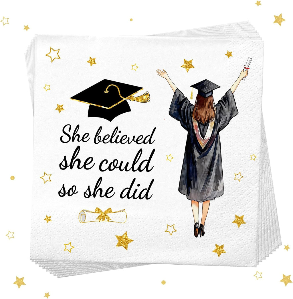 Congrats Graduation Napkins - 50pcs, 2Ply