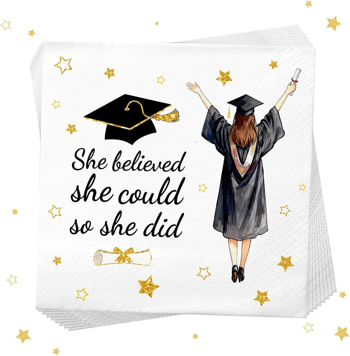Congrats Graduation Napkins - 50pcs, 2Ply