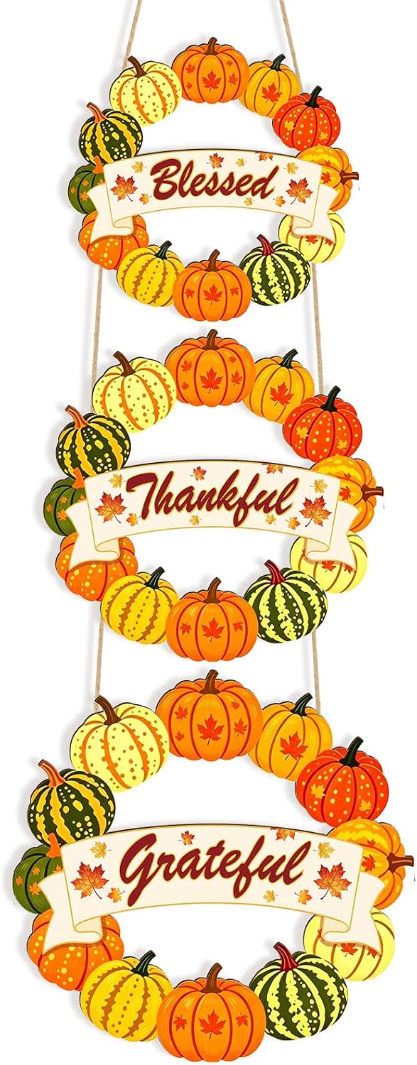 Whaline 1000 Pcs Fall Bow Stickers Roll Orange Pumpkin Plaid Leaves Bowknot Self-Adhesive Decals for Thanksgiving Autumn Scrapbook Journal Envelope Decor, 2 Rolls