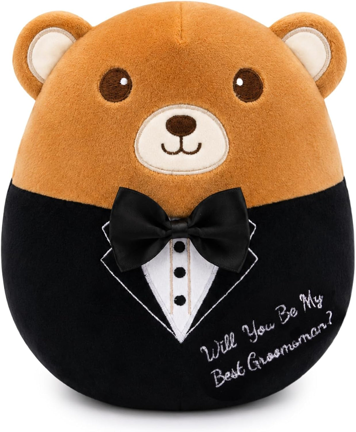 Teddy Bear Stuffed Animal - Will You Be My Groomsman