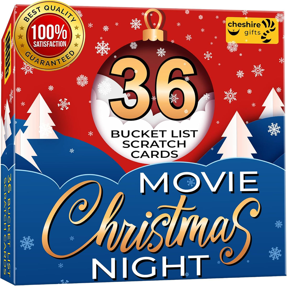 Christmas Movie Scratch-Off Cards – 36 Fun Challenges for Movie Lovers