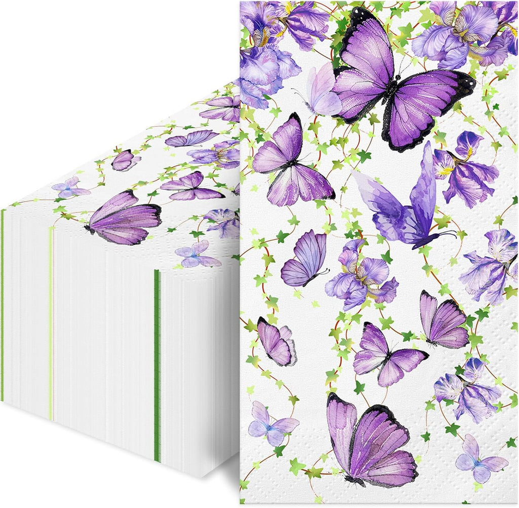Butterfly Paper Napkins 100pcs