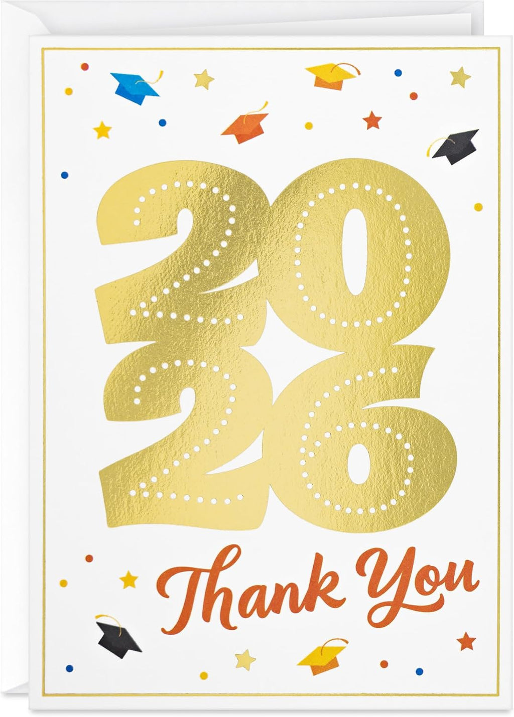 Hallmark Graduation Thank You Cards, Bulk 40-Pack (Class of 2026)