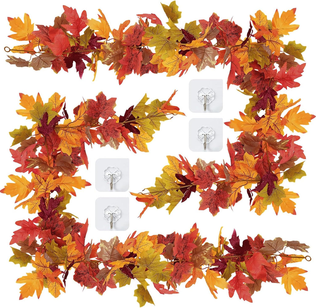 36PCS Wooden Fall Ornaments to Paint Thanksgiving Decorations, 6 Styles DIY Blank Autumn Unfinished Wood Maple Leaves Turkey Pumpkin Halloween Cutouts Ornament for Crafts Birthday Party Gifts Hanging