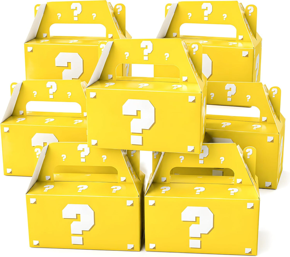 Video Game Party Favor Boxes Gamer Birthday Goodie Bags Console Treat Box